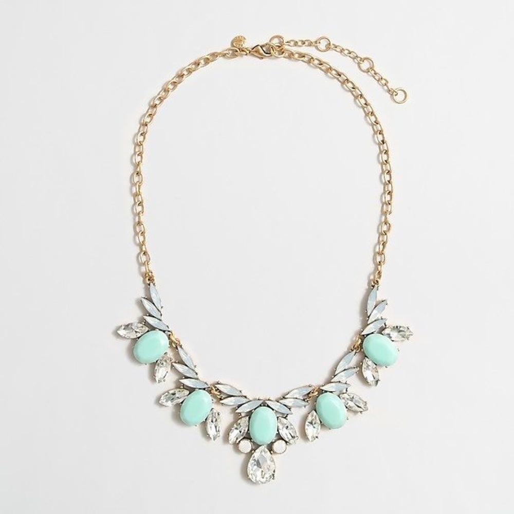 J. Crew Teal Statement Necklace